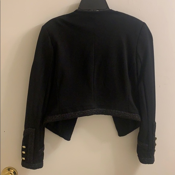 Black cropped jacket - Picture 4 of 5